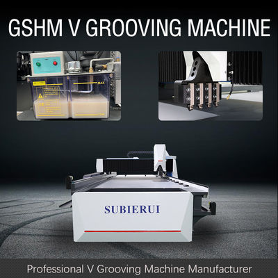 表示支柱のための1240のCNC Vの溝を作る機械は家具Vのスロット マシンに金属をかぶせる