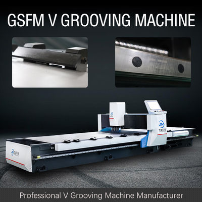 フル オートにCNC Vの溝を作ることはドアの企業で味方される4つを機械で造る