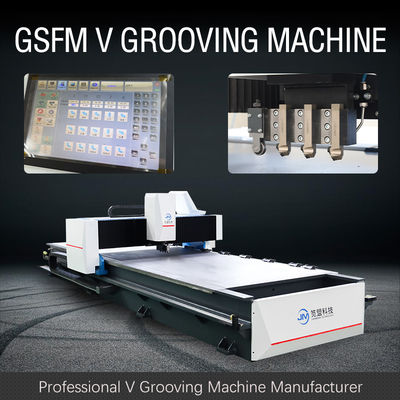 フル オートにCNC Vの溝を作ることはドアの企業で味方される4つを機械で造る