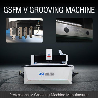 フル オートにCNC Vの溝を作ることはドアの企業で味方される4つを機械で造る